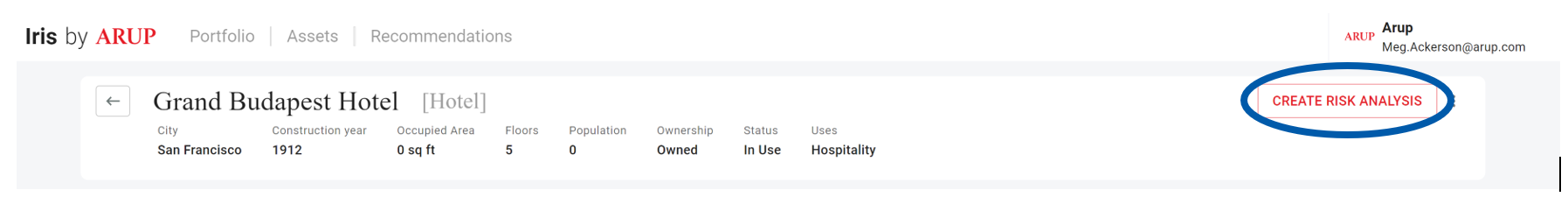 Create Risk Analysis)